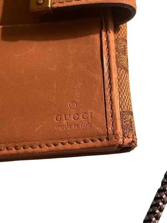 Authentic Vintage Gucci GG Canvas Continental Wallet – Brown Monogram – Rare - Picture 14 of 15